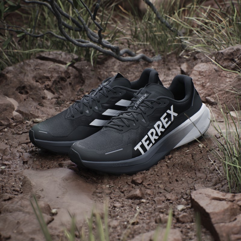 adidas Mens' Terrex Agravic 3 Trail Running Shoes - Black