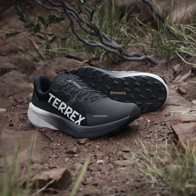 adidas Mens' Terrex Agravic 3 Trail Running Shoes - Black