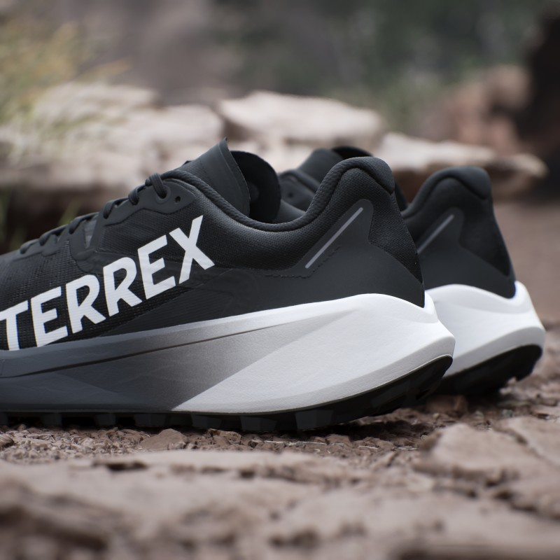 adidas Mens' Terrex Agravic 3 Trail Running Shoes - Black