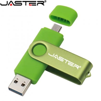 USB FLASH and OTG 16GB ( فلاشة للهواتف والكمبيوتر )  - حسب اللون المتوفر في المخازن 