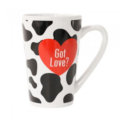 مج لون أبيض مع أسود GotLove