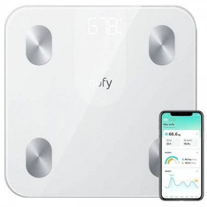 eufy by Anker Smart Scale A1 Compact Digital Scale with Bluetooth with 12 Measurements
