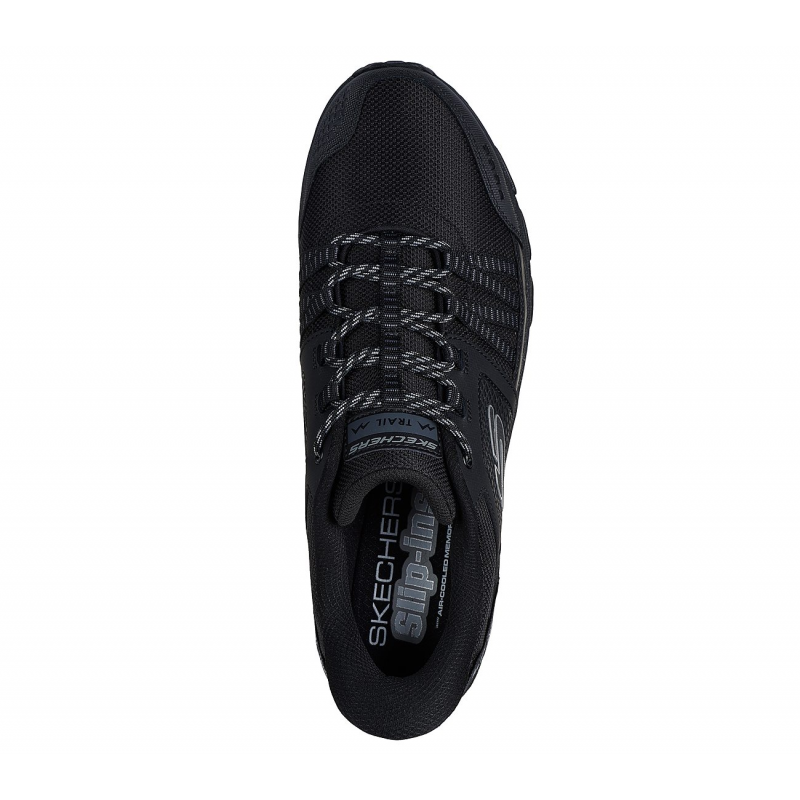 Skechers Men's Escape Plan - Stunt Plan Shoes - حذاء سكيتشرز اسكيب بلان للرجال لون اسود