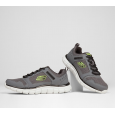 Skechers Men's Track - Knockhill Shoes - حذاء سكيتشرز تراك - نوك هيل للرجال لون رمادي ونعل ابيض
