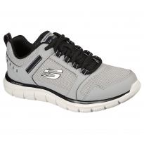 Skechers Men's Track - Knockhill Shoes - حذاء سكيتشرز تراك - نوك هيل للرجال لون رمادي