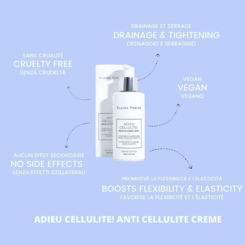 Elaine Perine Adieu Cellulite 150ml كريم طبي معالج للسيلويت من إيلين بيرين 150 مل