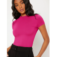 تيشيرت ستاتي لون فوشي للسيدات
