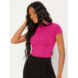تيشيرت ستاتي لون فوشي للسيدات