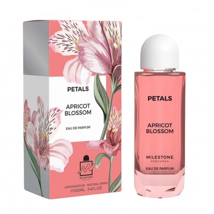 Petals Apricot Blossom EDP By Milestone For Unisex 100ml- عطر بيتالز ابريكوت بلوسوم من مايل ستون للجنسين سعة 100 مل