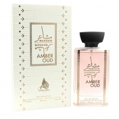 Mashaer Amber Oud EDP By FAAN AL IBDAA For Women 100ml- عطر مشاعر عنبر عود من فن الابداع للنساء سعة 100 مل