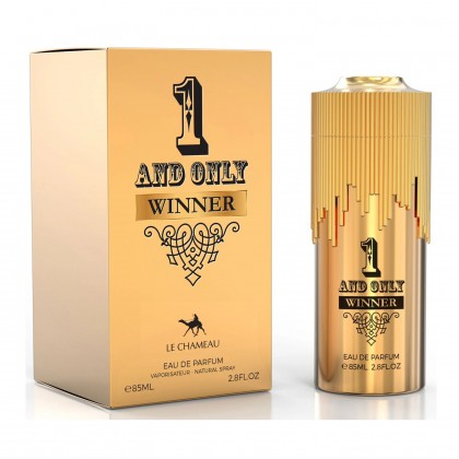 1 And Only Winner EDP By Le Chameau Emper For Men 100ml- عطر ون اند تونلي وينر من امبر للرجال سعة 100 مل