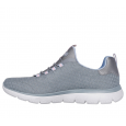 حذاء سكيتشرز سوميتس -بيكسي للنساء لون رمادي ونعل أبيض -Skechers Women's Summits - Pixi Shoes
