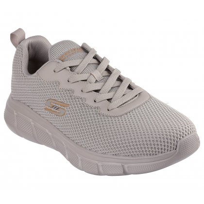 حذاء سكيتشرز بوبس سبورت بي فليكس للرجال لون بيج ونعل أبيض-Skechers Men's BOBS Sport B Flex - Chill Edge Shoes
