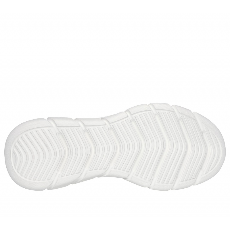 حذاء سكيتشرز بوبس سبورت بي فيلكس للرجال لون رمادي فاتح ونعل ابيض-Skechers Men's BOBS Sport B Flex - Frigid Edge Shoes