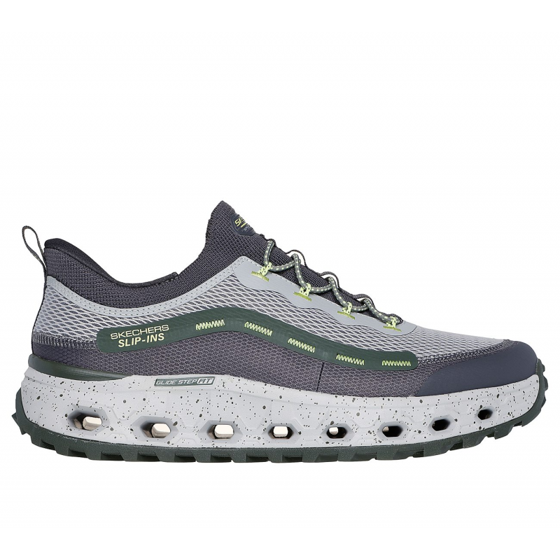 حذاء سكيتشرز سليب انس: جلايد ستيب ألت للرجال لون رمادي وسكني-Skechers Men's Slip-Ins Outdoor Glide-Step At Shoes