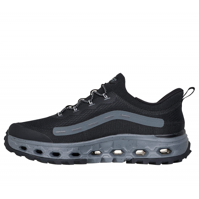 حذاء سكيتشرز سليب انس: جلايد ستيب ألت للرجال لون أسود ورمادي -Skechers Men's Slip-Ins Outdoor Glide-Step At Shoes