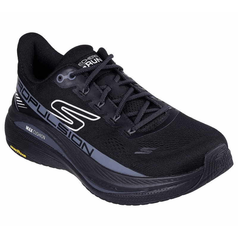 حذاء سكيتشرز ماكس كوشينينغ للرجال لون أسود-Skechers Men's Max Cushioning Propulsion Shoes