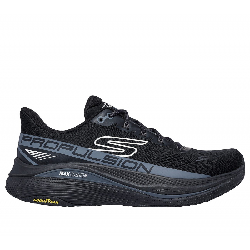 حذاء سكيتشرز ماكس كوشينينغ للرجال لون أسود-Skechers Men's Max Cushioning Propulsion Shoes
