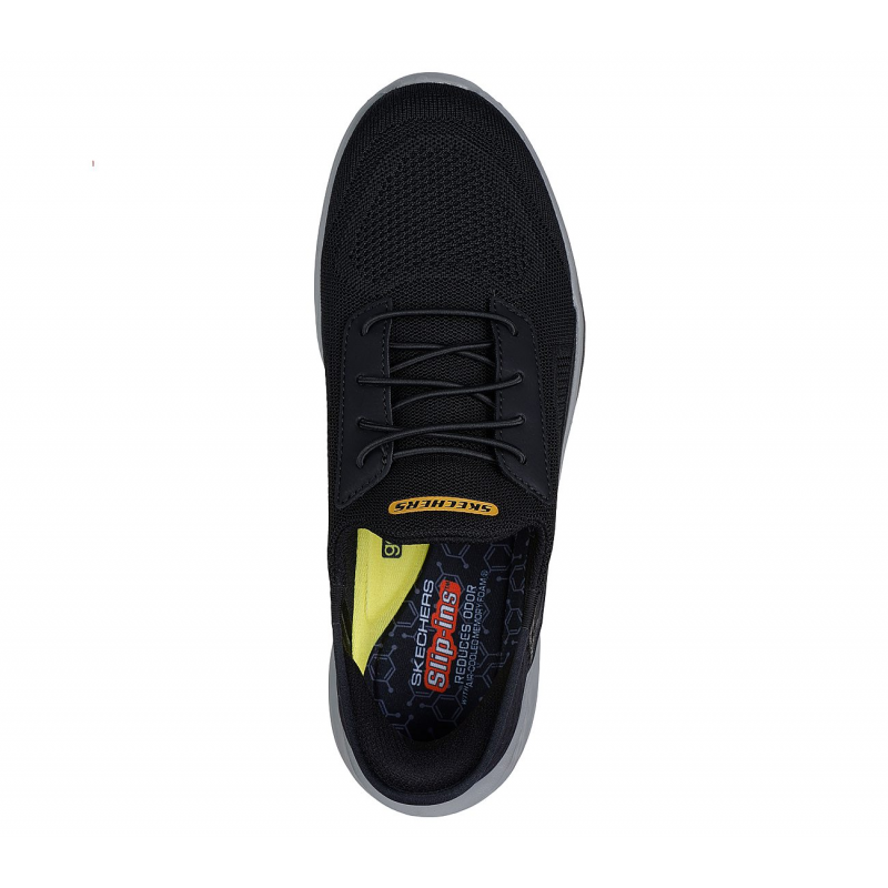 حذاء سكيتشرز سليب انس سلاد للرجال لون أسود-Skechers Men's Slip Ins Slade Shoes