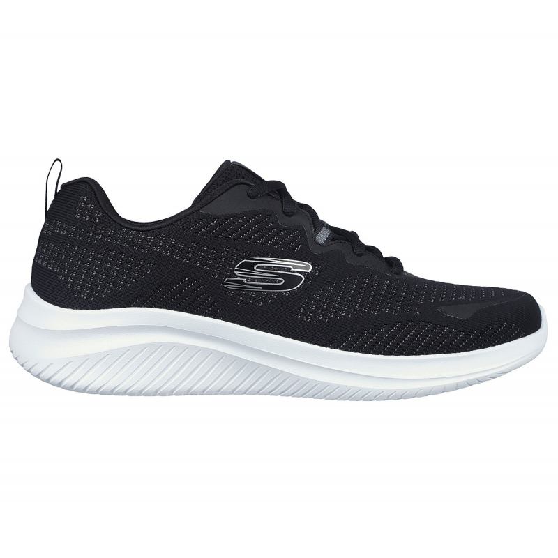 حذاء سكيتشرز الترا فليكس 3.0 للرجال لون أسود ونعل ابيض-Skechers Men's Ultra Flex 3.0 Shoes