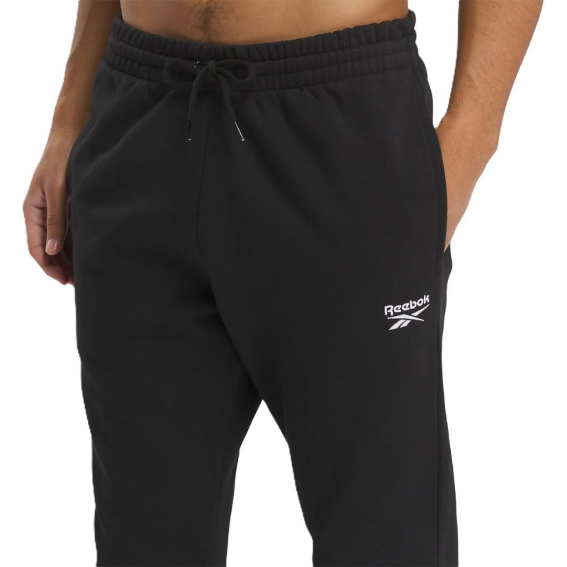 Reebok Mens' Identity Small Logo Fleece Joggers-Black