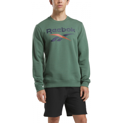 Reebok Mens' Identity Big Logo Sweatshirt-Green