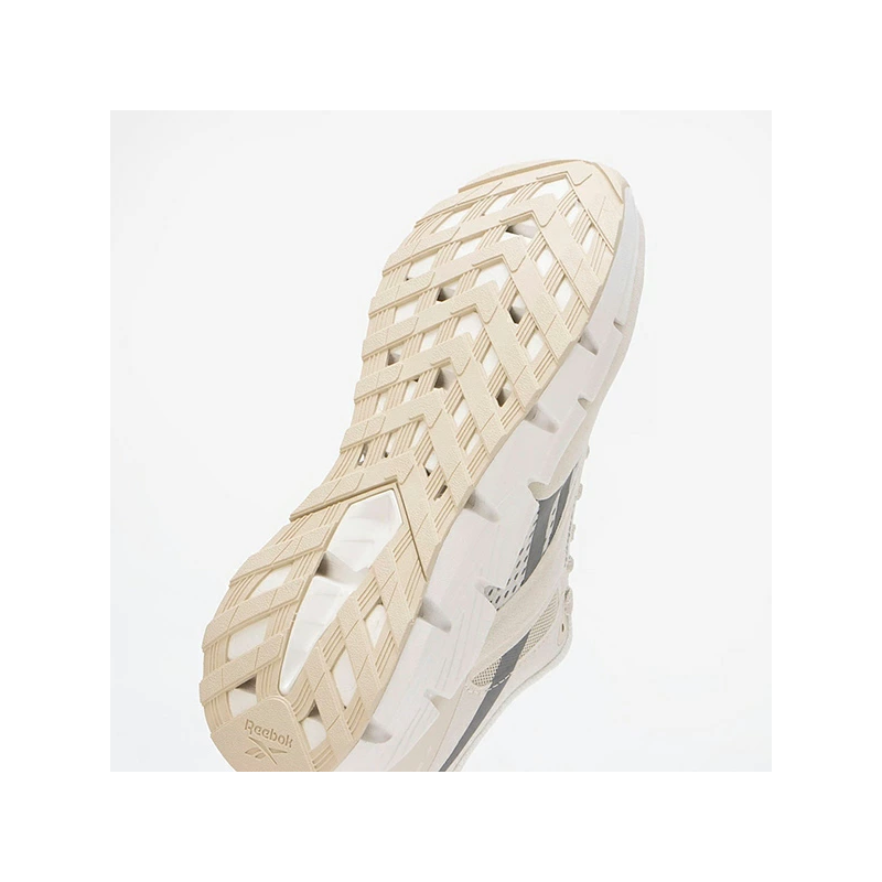 Reebok Womens' Zig Dynamica 5 Shoes - حذاء ريبوك زيج دايناميكا 5 للنساء لون طحيني وبرتقالي