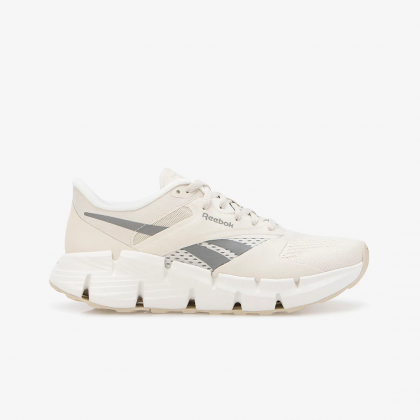 Reebok Womens' Zig Dynamica 5 Shoes - حذاء ريبوك زيج دايناميكا 5 للنساء لون طحيني وبرتقالي