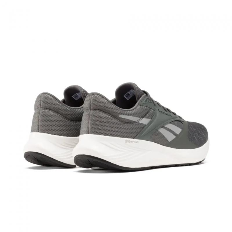 Reebok Mens' Energen Tech 2 Running Shoes - حذاء ريبوك اينيرجن تيك 2 للرجال لون رمادي ونعل ابيض