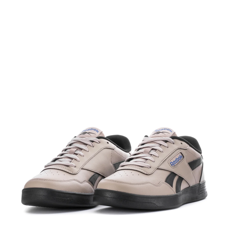 Reebok Mens' Court Advance Shoes - حذاء ريبوك كورت ادفانس للرجال لون بيج وأسود
