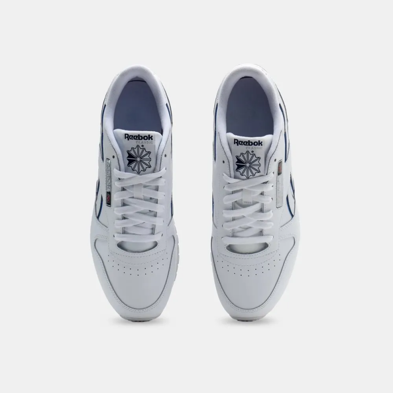 Reebok Mens' Classic Leather Shoes - حذاء ريبوك كلاسيك ليذر للرجال لون أبيض