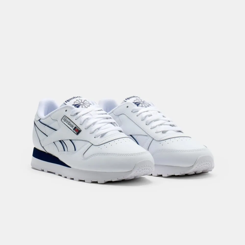 Reebok Mens' Classic Leather Shoes - حذاء ريبوك كلاسيك ليذر للرجال لون أبيض