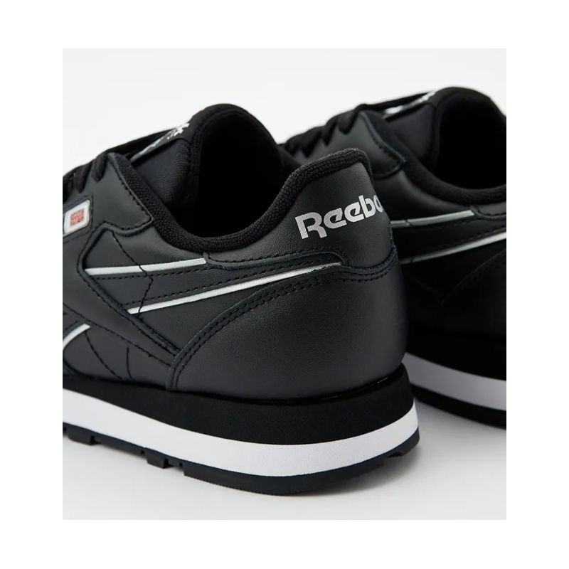 Reebok Mens' Classic Leather Shoes - حذاء ريبوك كلاسيك ليذر للرجال لون أسود