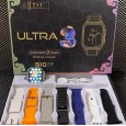 ساعة ذكية Ultra 3 بشاشة كبيرة مع 7 أحزمة 