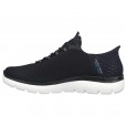 Skechers Men's Slip-ins: Summits - High Range Shoes - حذاء سكيتشرز سليب ان: سوميتس– هاي رينج للرجال لون أسود