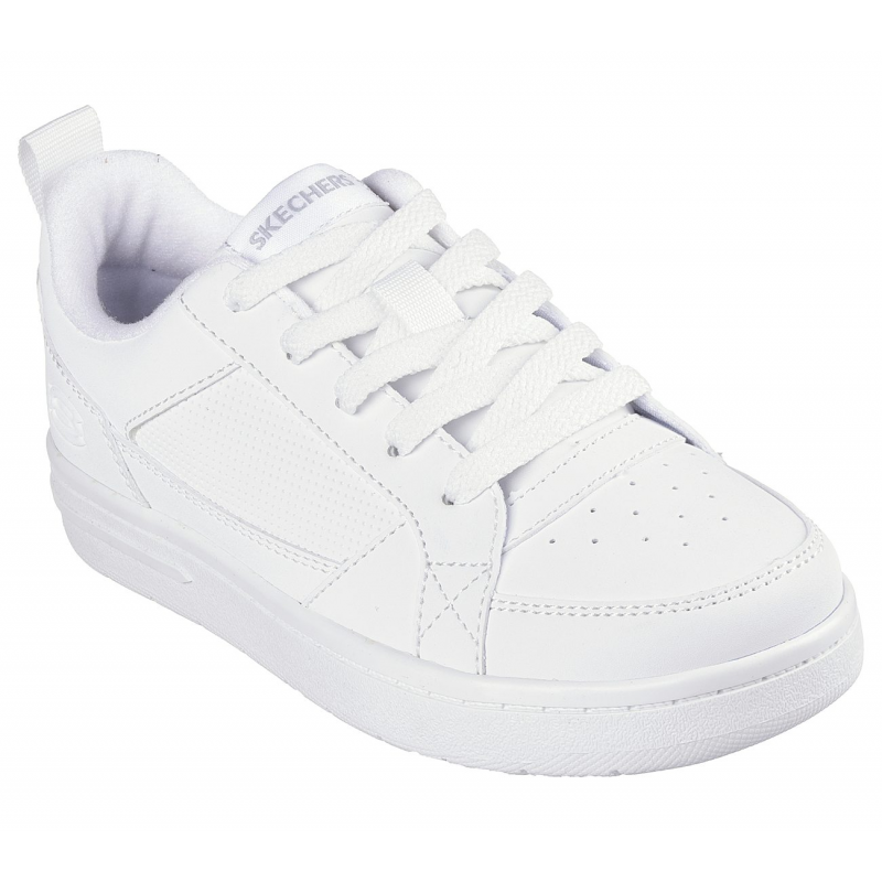 Skechers Smooth Street - Steady-Zip Shoes- حذاء سكيتشرز سموث ستريت ستيدي لون أبيض