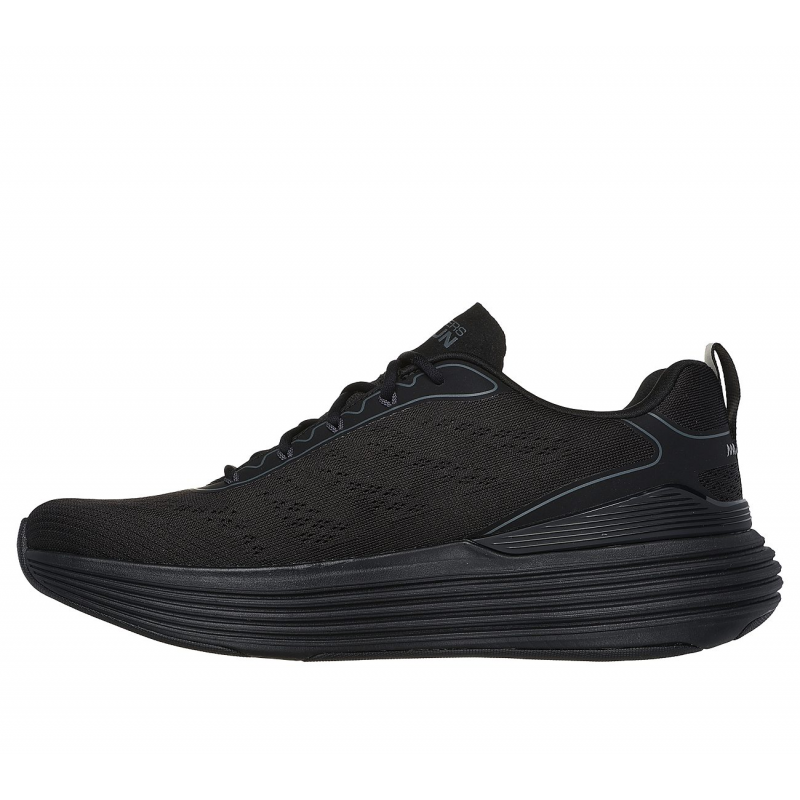 Skechers Mens' Max Cushioning Suspension Shoes- حذاء سكيتشرز ماكس كوشينغ سوسبينشن للرجال لون أسود