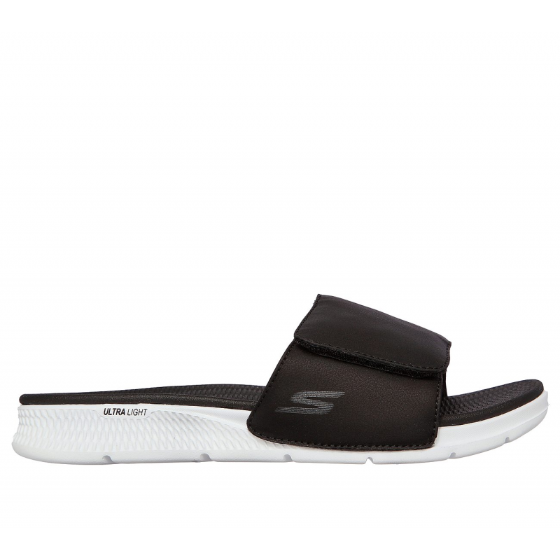 Skechers Mens' GO Consistent - Watershed Sandals- شبشب سكيتشرز جو كونستينت للرجال لون أسود ونعل أبيض