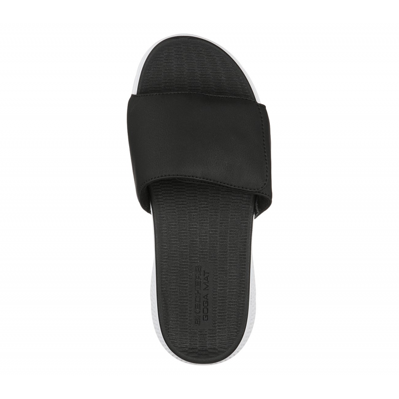 Skechers Mens' GO Consistent - Watershed Sandals- شبشب سكيتشرز جو كونستينت للرجال لون أسود ونعل أبيض