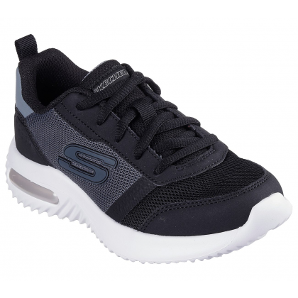 Skechers Bounder-Tech Shoes - حذاء سكيتشرز باوندر تيك لون أسود ونعل أبيض