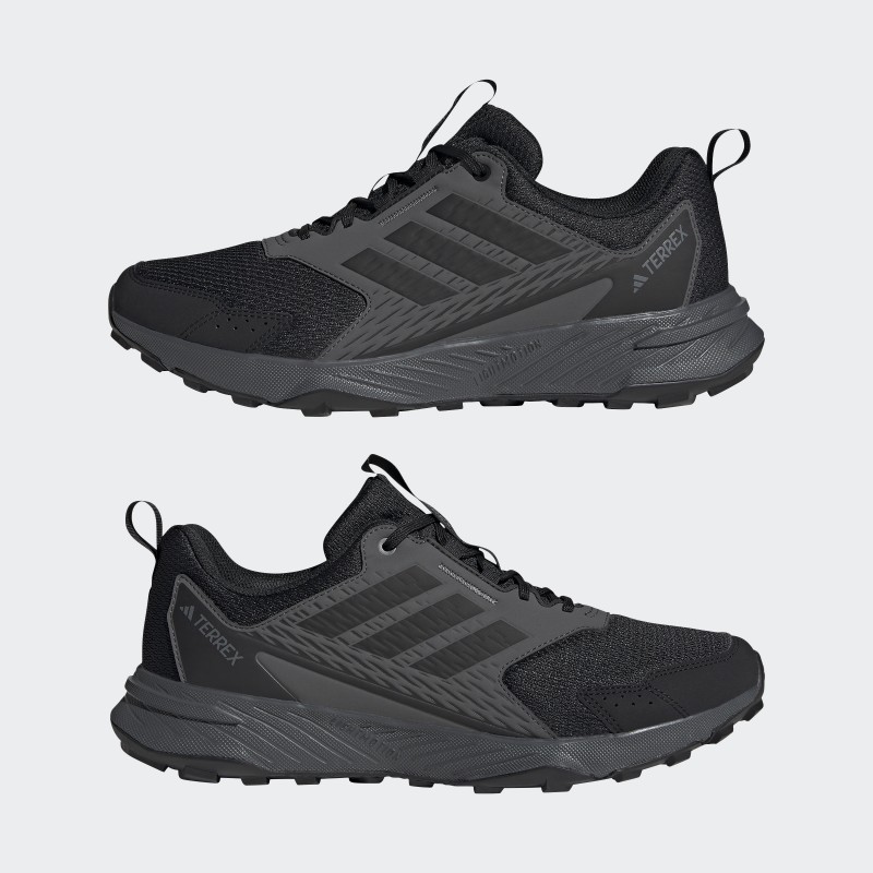 adidas Mens' Tracefinder Trail Running Shoes - Black