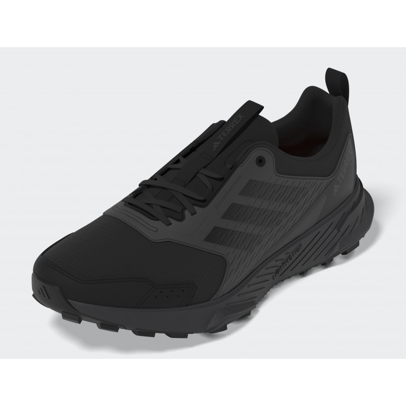 adidas Mens' Tracefinder Trail Running Shoes - Black
