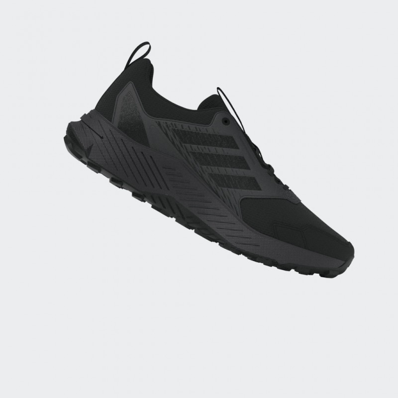 adidas Mens' Tracefinder Trail Running Shoes - Black