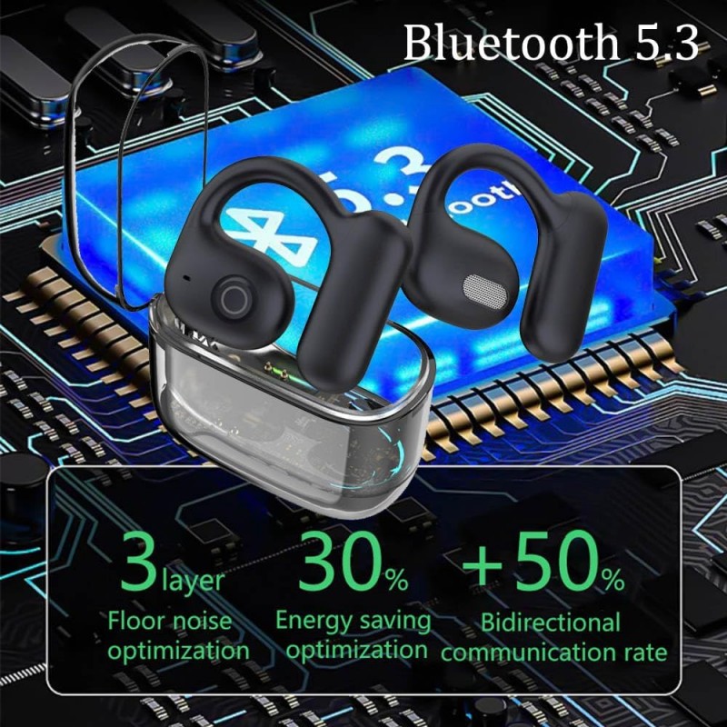 9Pro C100 OWS Wireless headphones -Black