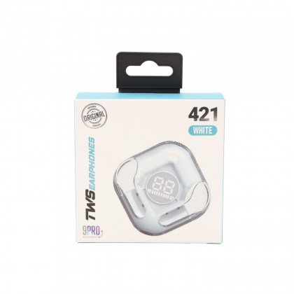 سماعات أذن لاسلكية TWS – 9Pro 421 لون أبيض