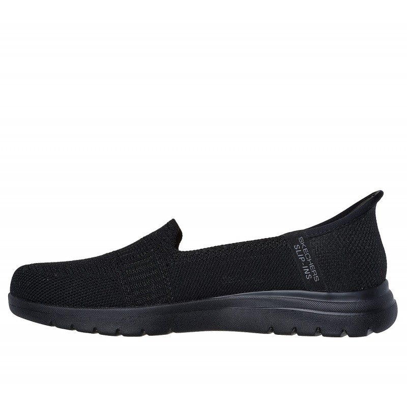 Skechers Women's Slip-ins: On-the-GO Flex - Camellia Shoes - حذاء سكيتشرز سليب انس: اون ذا جو فليكس للنساء لون اسود