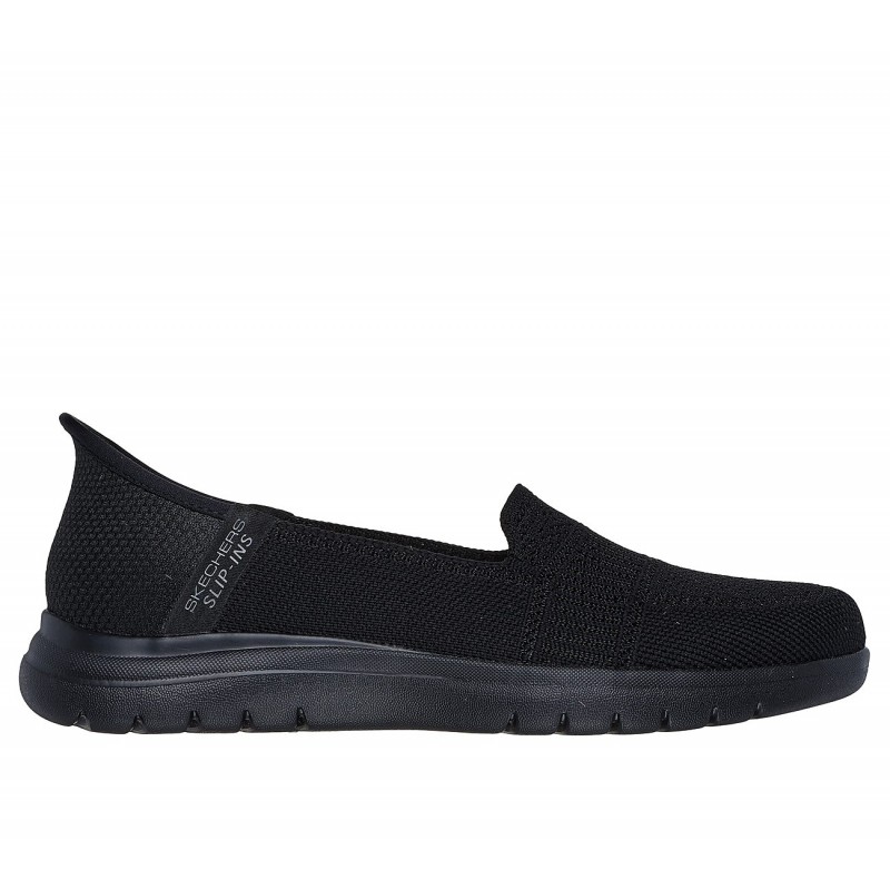 Skechers Women's Slip-ins: On-the-GO Flex - Camellia Shoes - حذاء سكيتشرز سليب انس: اون ذا جو فليكس للنساء لون اسود