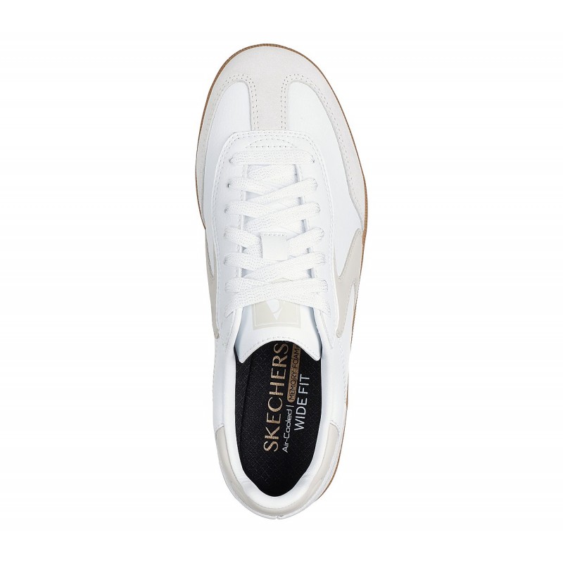 Skechers Women's Hotshot - Kickoff Shoes - حذاء سكيتشرز هوت شوت كي اوف للنساء لون أبيض