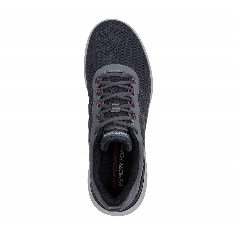 Skechers Mens' Skech-Air Dynamight 2.0 - Durron Shoes - حذاء سكيتشرز سكيتش اير دايانميت 2.0 للرجال لون رمادي
