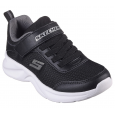 Skechers Kid's Dynamatic Shoes - حذاء سكيتشرز ديناميت للأطفال لون أسود ونعل أسود